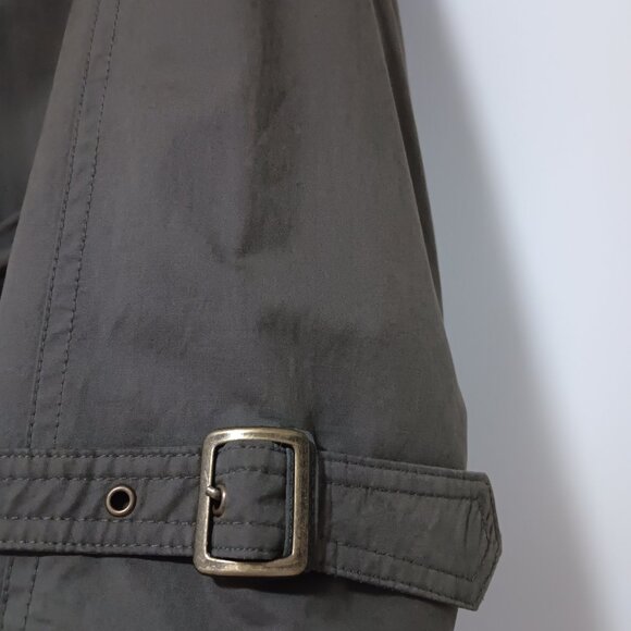 Jones Studio Army Green Trench Coat – Size Small - Picture 3 of 6